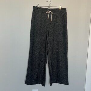 Autres Filles Gray/Black Wide Leg Knit Pant L